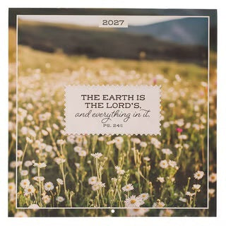 the earth is the lords, 2027 Wall Calendars CAL25