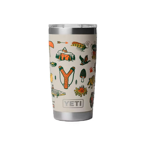 Cape Summer Camp Yeti Rambler 20 oz Travel Tumbler