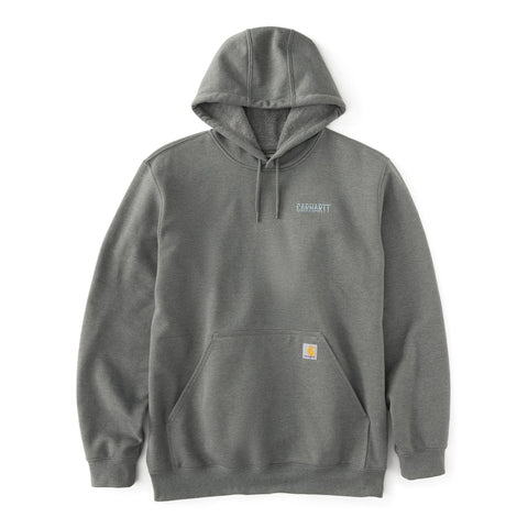 Carhartt men's Paxton logo graphic sweatshirt in carbon heather