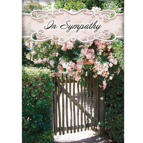 Christian Art Greetings In the Garden sympathy card design 2