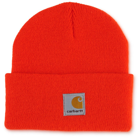 Orange kids beanie