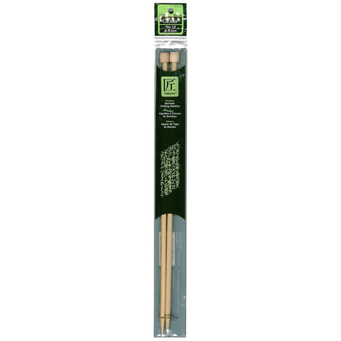 Bamboo Single Point Knitting Needles CL-3012-10