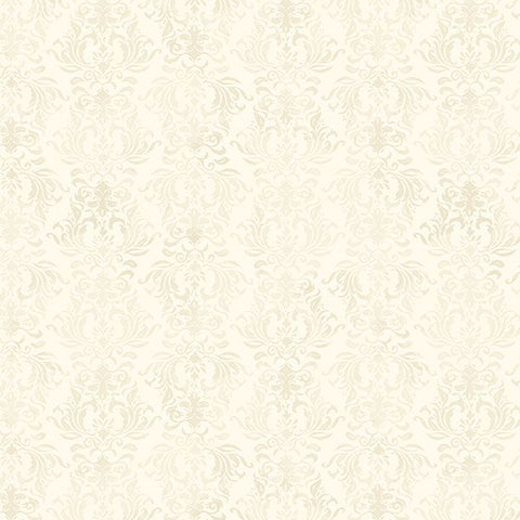 cream, Cardinal Charm Collection Damask Cotton Fabric 3993