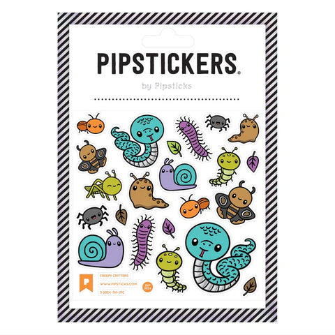 Creepy Critters, Pipstickers 4X4 Sheets