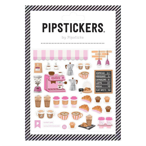 cutest cafe, Pipstickers 4X4 Sheets