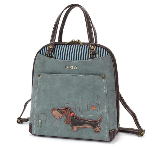 dashshund, Convertible Backpack Purse 870
