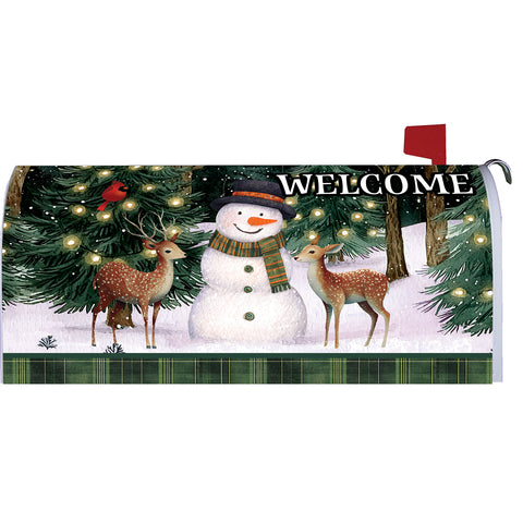 Deer Friends mailbox makeover