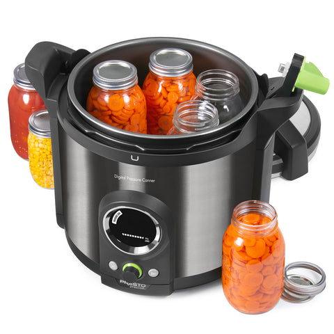Digital pressure canner with jars