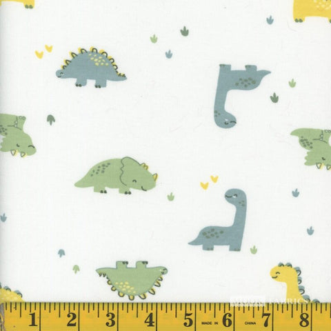 dino, Bamboo Cotton Knit Fabric 141