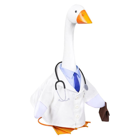 Doctor outfit for Giddy the Porch Goose