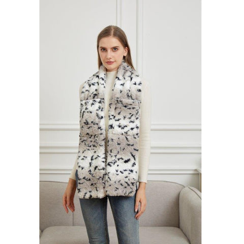 Dotty leopard pocket scarf PSTR