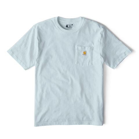 Carhartt K87 men's pocket work tee in early fog