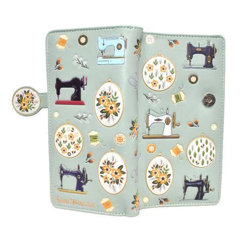 embroidery hoops wallet