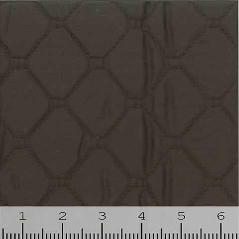 expresso, Single Face Solid Quilted Fabric 262