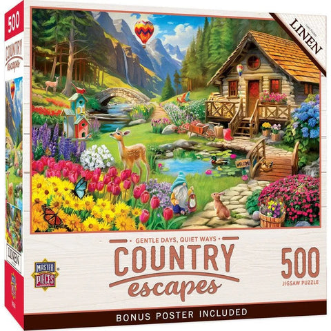 Country Escapes - Gentle Days, Quiet Ways 500 Piece Jigsaw Puzzle 32634
