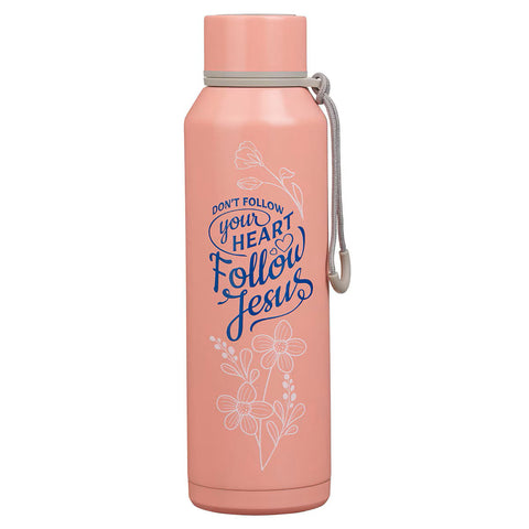 follow jesus, Stainless Steel Water Bottle FLS