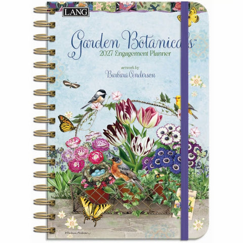 garden botanicals, 2027 Spiral Planners 2799101
