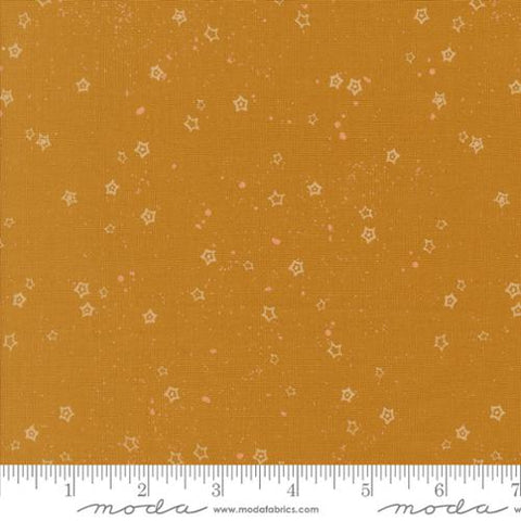 gold, Forged Found and Hand Me Down Collection Stardust Cotton Fabric 45637 