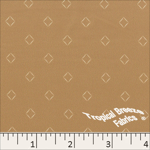 gold, Double Brushed Diamond Print Knit Fabric 572620