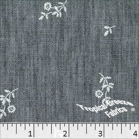 gray, Medley Paint Print Polyester Fabric 042629