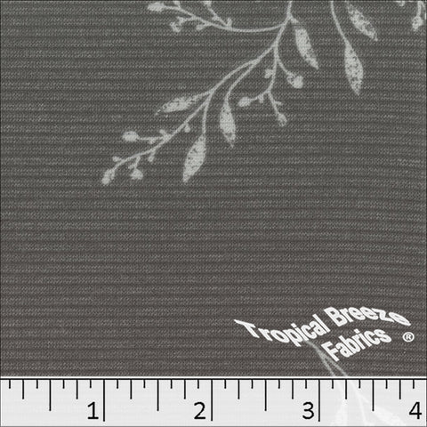 gray, Poly Rayon Knit Print Dress Fabric 578616