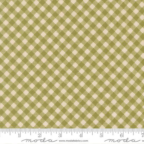 green, My Secret Garden Collection Gingham Cotton Fabric 20987