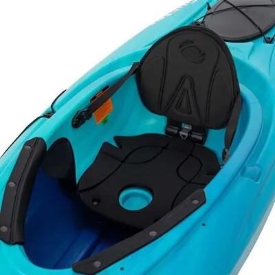Closeup of seat in Lifetime Guster 100 Sit-in Kayak