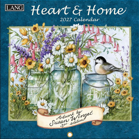 heart and home, 2027 Mini Wall Calendars 2799107