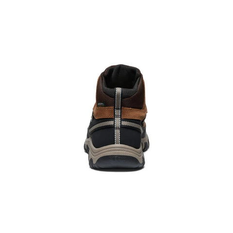 Keen boys' Targhee IV waterproof hiking boot heel