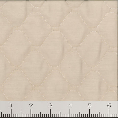 hickory, Single Face Solid Quilted Fabric 262