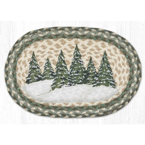 Holiday Village Trees braided mini swatch