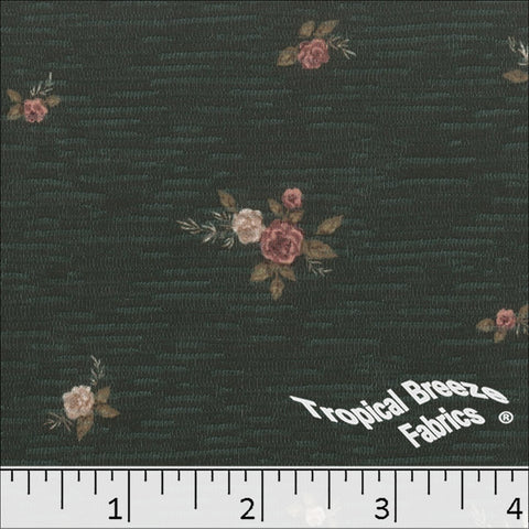 hunter, Rebecca Knit Floral Print Fabric 573619
