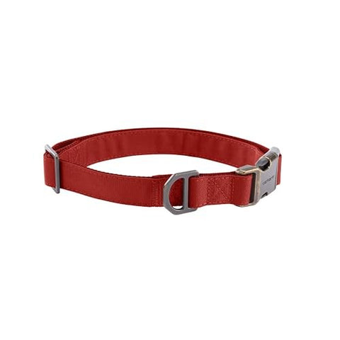 Carhartt canvas Field Dog Collar in Industry red