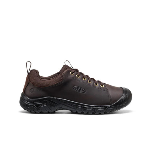 Keen men's Targhee IV Oxford shoe in java brown
