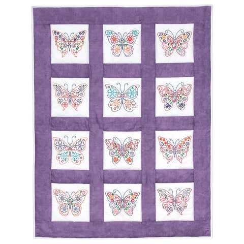Butterflies 9-Inch Theme Quilt Blocks 737-729