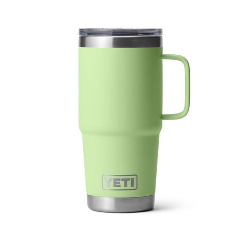 Yeti Rambler 20 oz Travel Mug with Handle in Key Lime