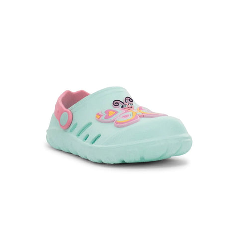 Western Chief Girls' Easies Butterfly Clog front view