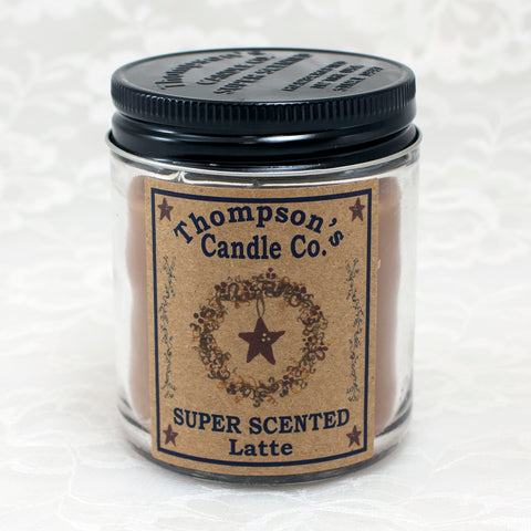 Latte jar candle