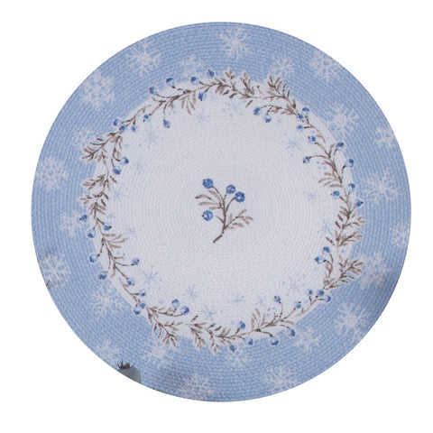 Let it Snow braided placemat