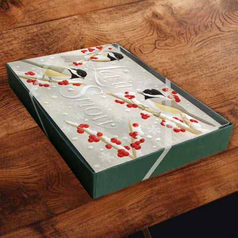 Pumpernickel Press Let it snow Christmas Cards in box