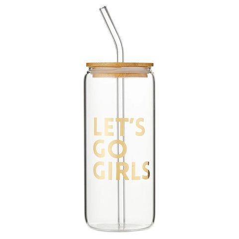 let go girls, Cold Brew Glass Tumbler