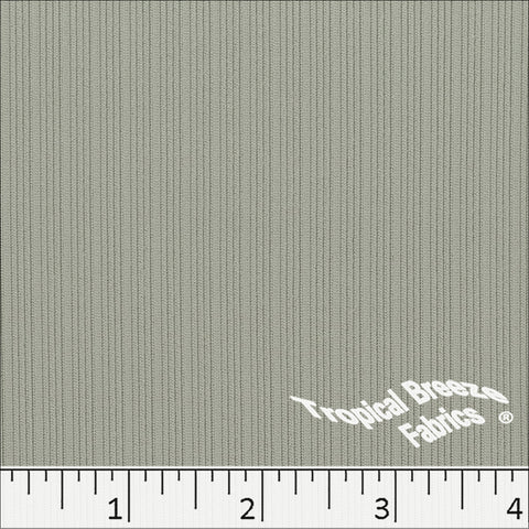 light sage, Ideal Rib Knit Polyester Fabric 32351
