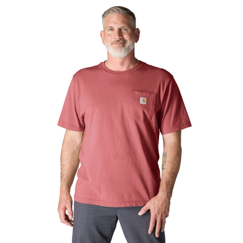 Carhartt K87 men's pocket work tee in light amber