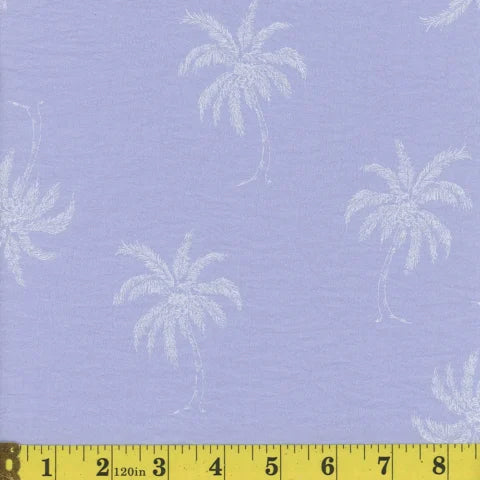 light blue, Airflow CEY Puff Palm Tree Print 14577