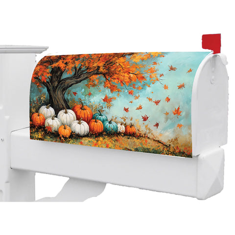 Maple Tree pumpkins mailbox makeover