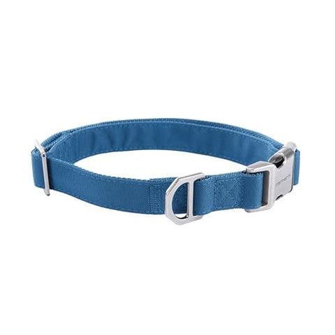Carhartt canvas Field Dog Collar in marine blue