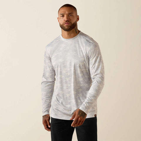 micro-chip-Men's Sunblocker Printed Long-Sleeve T-Shirt 1007