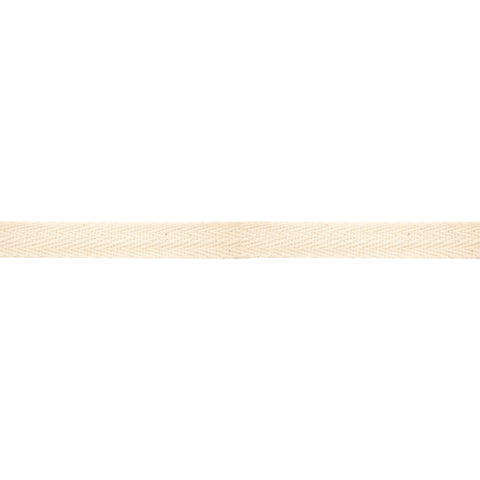 Natural cotton twill tape