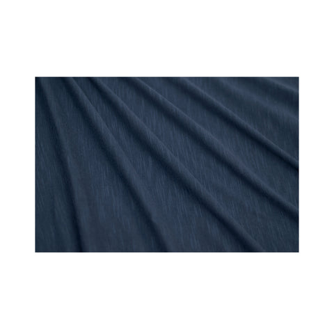 Cotton Modal Slub Knit Fabric navy