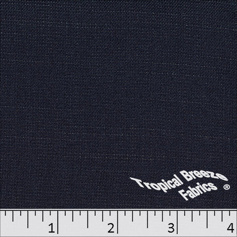navy, Vintage Weave Solid Polyester Fabric 072614